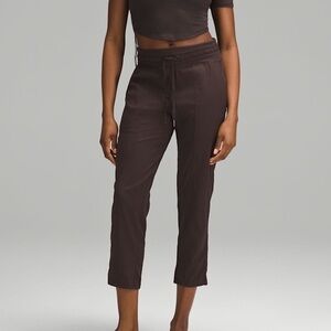 Lululemon Athletica Dance Studio Crop/Cinch-Espresso